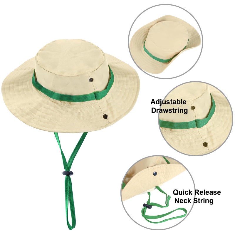 Ginmic Safari Costume Cargo Vest and Hat for Kids, Outdoor Explorer Kits and Role Play for Park Ranger, Paleontologist, Zookeeper, Jane Goodall Costume,Great Backyard Safari Gift for Adventure Boys and Girls - Image 4